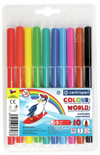Markers Centropen Color world - 10 pcs