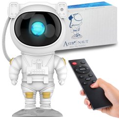 Projektor hvězd astronaut, noční lampička pro děti s dálkovým ovladačem