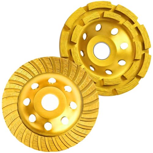 2x diamentowa tarcza szlifierska do betonu 125 mm, prędkość 80 m/s, zestaw 2 szt. - OR011168