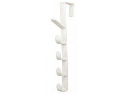 Věšák na dveře s háčky - 28 cm