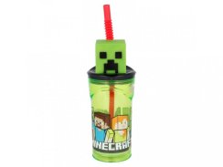 54189 2 3d figurine tumbler 360 ml minecraft