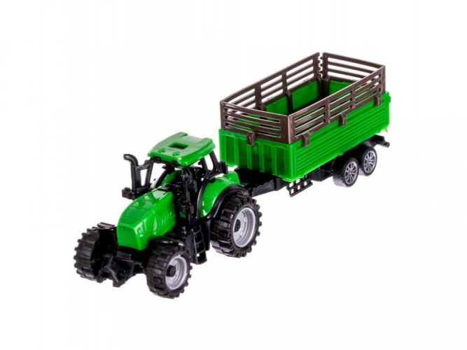 75765 duza farma zagroda zwierzatka traktor x2 przyczepa baterie nie wymagane