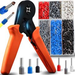 Lisovací kleště na dutinky kabelů 0,25–10 mm² - E286
