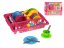 Kitchenware set with mesh drainer