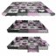 Foam puzzle on the floor 16 pcs - pink heart 30x30cm