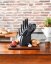 Set of kitchen knives with marble pattern and kitchen tools - 6 pcs