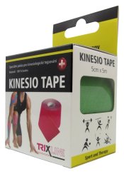 Trixline taśma KINESIO 5cm x 5m - zielona