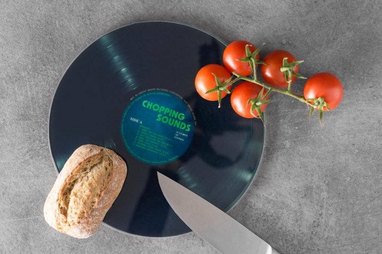 Kitchen countertop - Retro vinyl design