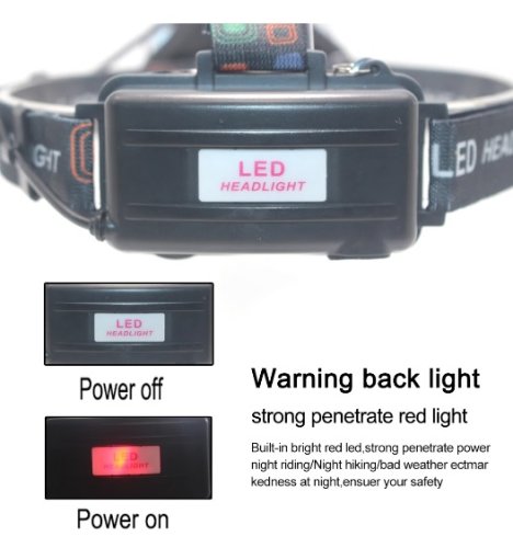 Latarka czołowa 3xLED 1000lumen model T6