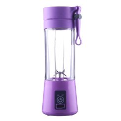 Blender do smoothie przenośny usb bezprzewodowy rozdrabniacz do lodu - fioletowy