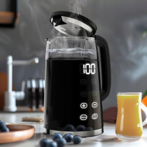 Ấm đun nước điện có điều chỉnh nhiệt độ 2200W 1.7l