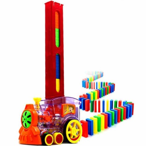 Budowanie pociągu domino