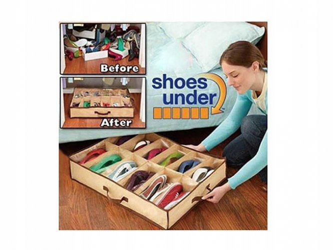 Organizer for 12 pairs of shoes