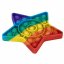 Pop It Rainbow anti-stress toy star