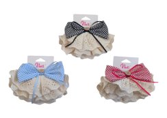 Neli Spinka do włosów z kokardką Polka 13cm