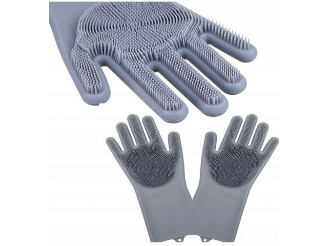 Silicone multifunctional gloves