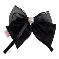 Neli Wsuwka do włosów z kokardką Pearl 15cm