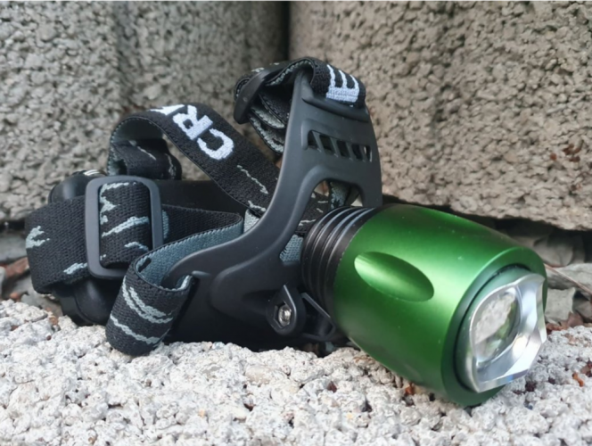 Rechargeable CREE T6 LED headlamp with zoom