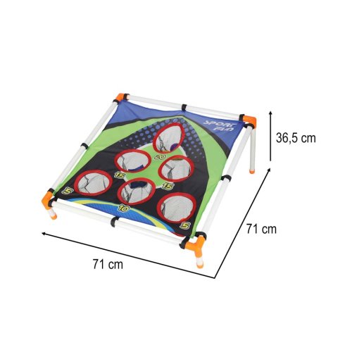 Mierte na cieľ pomocou hry Bag Darts.