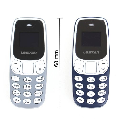 Miniatúrny mobilný telefón - BM10 Sivý