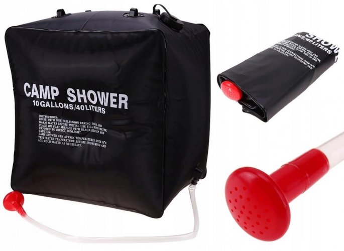 Solárna kempová turistická sprcha - Camp Shower 40L