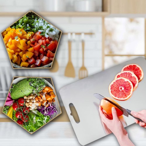 VITABOARD stainless steel cutting board 30×20 cm – BPA-free