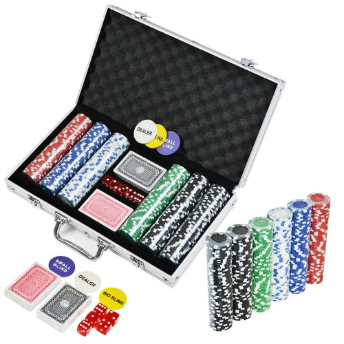 Poker set v kufríku - 300 žetónov