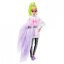 Bábika Barbie Extra od Mattela - s neónovo zelenými vlasmi