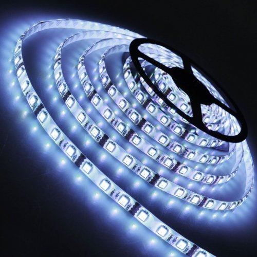 LED pásik 5 metrov - biely