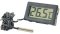 Cyfrowy termometr z sondą 1 m – TPM-10, czarny