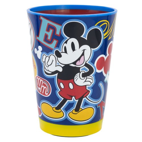 Bezpieczny plastikowy kubek 470 ml - Mickey Mouse Cool Stuff