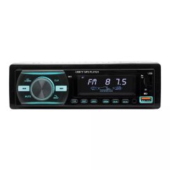 Radio samochodowe Bluetooth USB MP3 AUX z podświetleniem w różnych kolorach