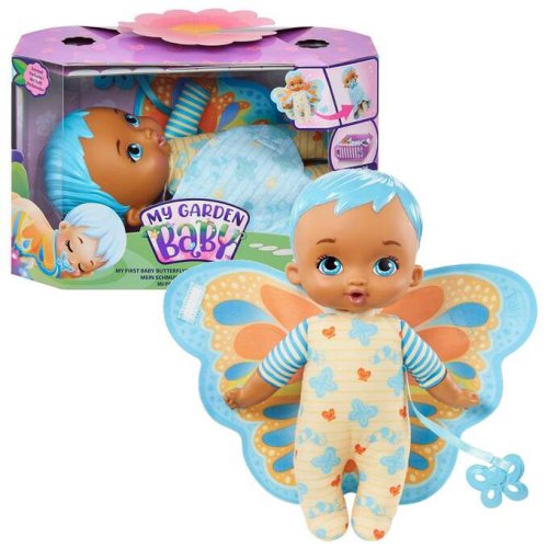 Bábika My Garden Baby™ Moje prvé bábätko - modrý motýlik