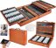 Large set in a wooden case for small painters 174 pcs