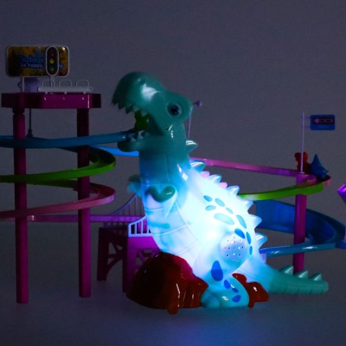 Dinosaurus pretekárska dráha dinosaurus zvuky svetlá