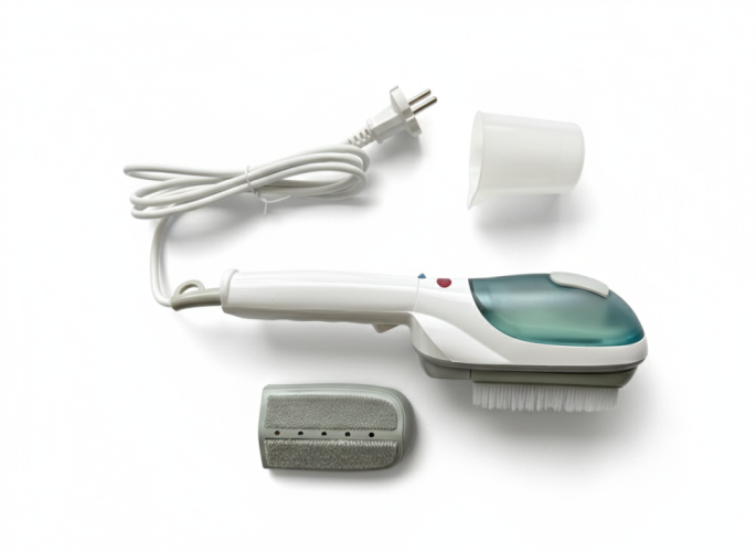 Cestovný parný čistič odevov a textílií