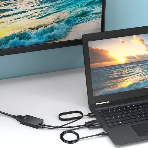 Adaptér signálu VGA+audio na HDMI