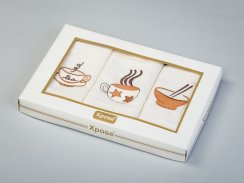 Kuchynské utierky TEA - darčekové balenie 3 ks 45x70 cm