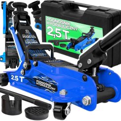 Hydraulický zdvihák žabák pro auto 2,5 t s kufříkem MR178