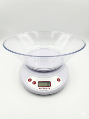 Digitálna kuchynská váha s odnímateľnou miskou – do 5 kg, presnosť 1 g