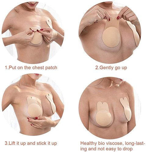 Invisible foil for breast lifting - size 10 cm