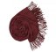 Bordowa pashmina damska P9 / Szalik damski bordowy