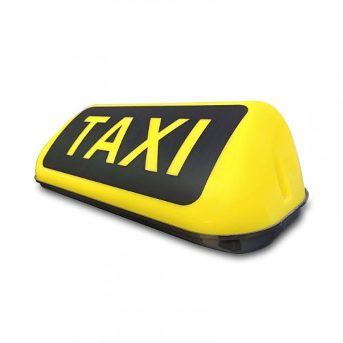 Lampa dachowa taxi z magnesem, 12V - 35x15x12 cm
