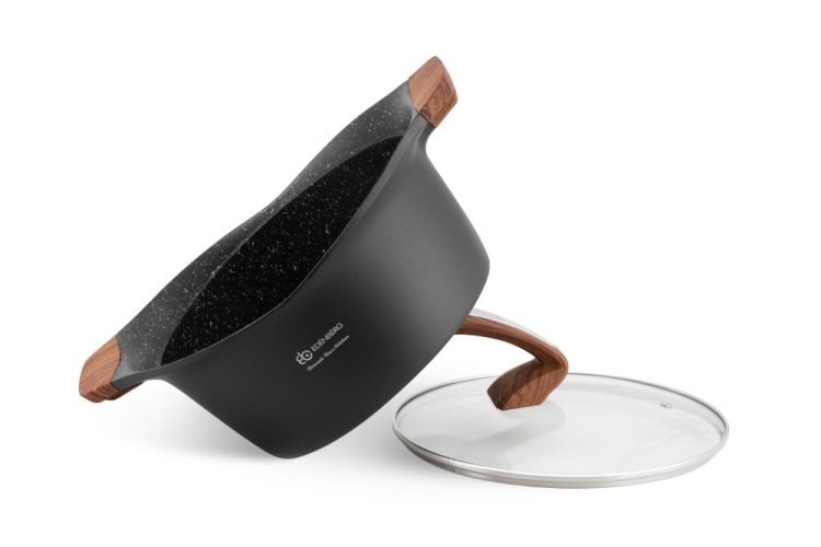 Set of dishes with marble surface - 15 pieces