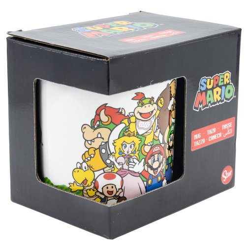 Keramický hrnček s darčekovou krabičkou 325 ml - Super Mario Group