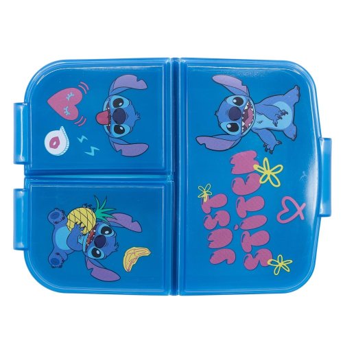 Sendvičový box s více přihrádkami - Stitch