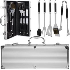 Grilling tools - set of 5 accessories + case