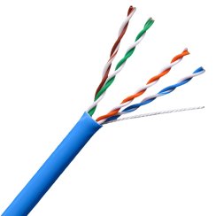 Síťový kabel LAN RJ45 CAT 6A, internetový kabel UTP, router, 305 m