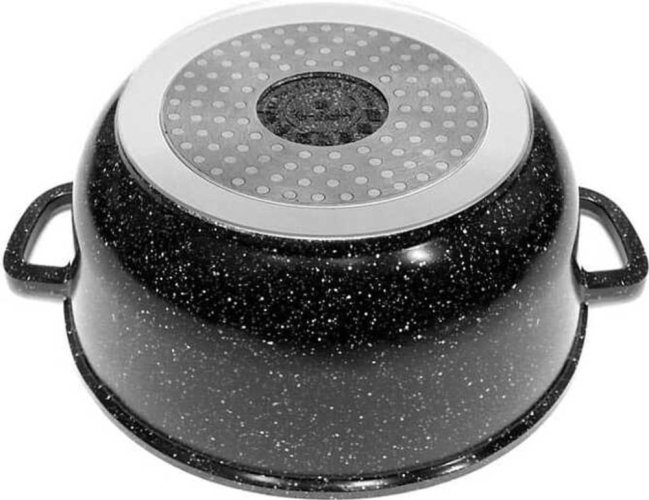 Set of pots with granite surface - durable and versatile cookware 8 pcs