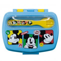 Sendvič box s příbory - Mickey Mouse Fun-tastic